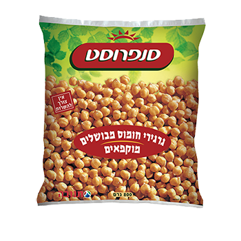 גרגירי חומוס מבושל סמפרוסט