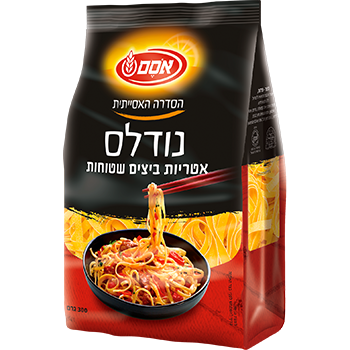 נודלס אטריות ביצים שטוחות אסם