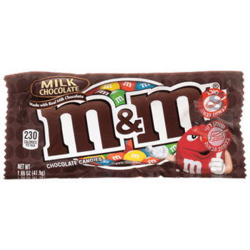 סוכריות עדשים m&m שוקולד
