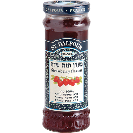 ריבה מעדן תות שדה 100% פרי ללא תוספת סוכר