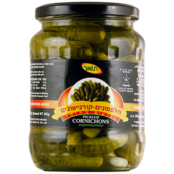 מלפפונים קורנישונים מיני תומר