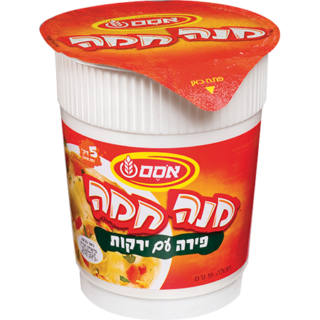 מנה חמה פירה עם ירקות