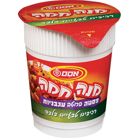 מנה חמה פסטה עם עגבניות