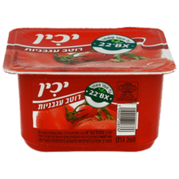 רוטב עגבניות מרוכז 22% יכין
