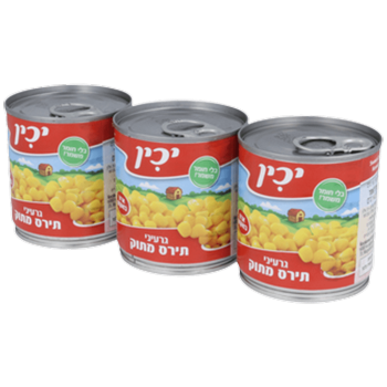 שלישיית גרעיני תירס מתוק יכין 