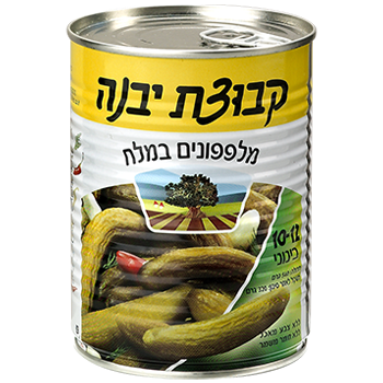 מלפפונים במלח בינוני 10-12 קבוצת יבנה