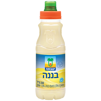 משקה חלב בננה בקבוק אישי יטבתה