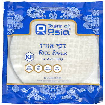 דפי אורז עגולים 22 סמ asia