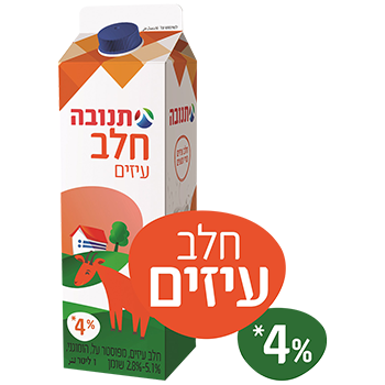חלב עיזים מלא 3.6% שומן תנובה
