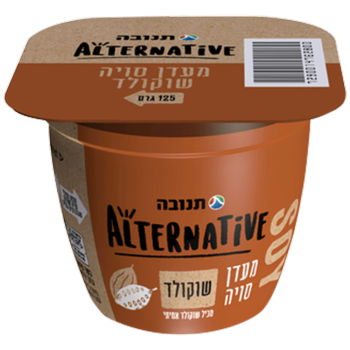 תנובה מעדן סויה בטעם שוקולד