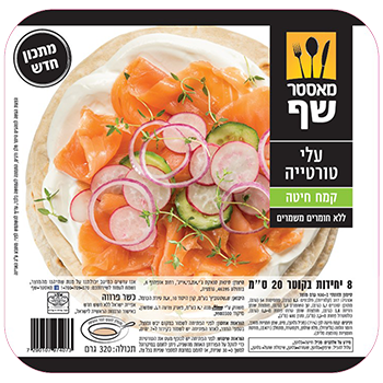 מאסטר שף עלי טורטיה קמח חיטה קוטר 20