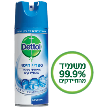 ספריי חיטוי בניחוח כביסה דיטול