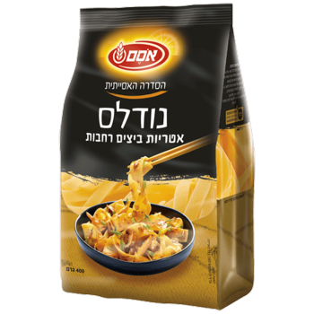 נודלס אטריות ביצים רחבות אסם