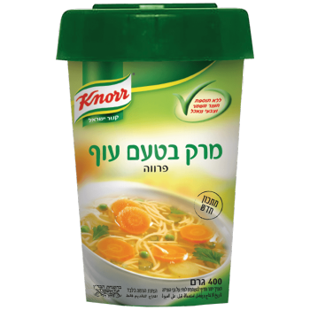 אבקת מרק בטעם עוף פרווה קנור