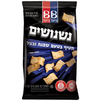 נשנושים חטיף אפוי בטעם שמנת בצל