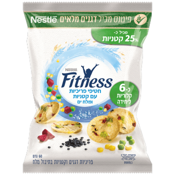 פריכיות דגנים וקטניות בתיבול מלח