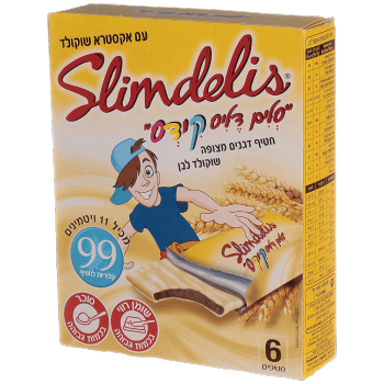 סלים דליס ״קידס״ עוגיות עם שוקולד לבן