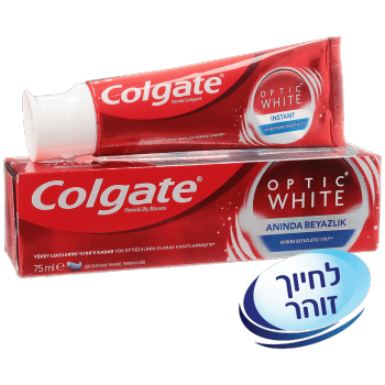 קולגייט אופטיק וייט משחת שיניים אינסטנט