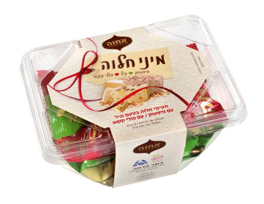 חטיפי מיני חלווה בטעמים 18 יחידות אחווה