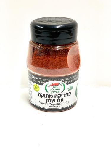 פפריקה מתוקה עם שמן בצנצנת - נווה תבלין