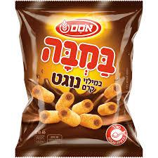 במבה במילוי קרם נוגט 45 גרם אסם