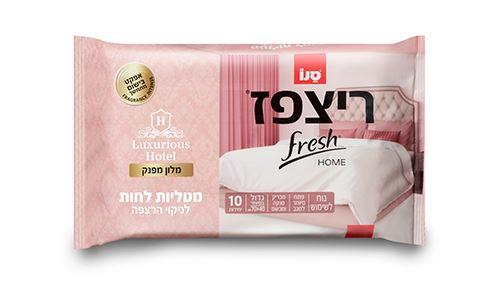 ריצפז מטליות לחות לניקוי הריצפה בניחוח מלון מפנק
