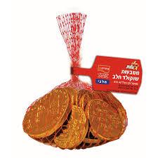 מטבעות שוקולד חלב עלית