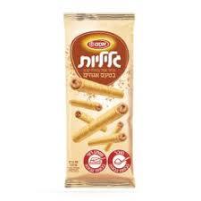  rolls גלילי וופל במילוי קרם בטעם אגוזים זוג ב 9.9 ש״ח