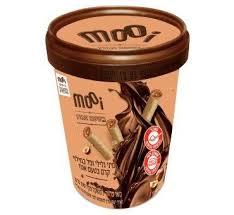 מיני גליליות ופל במילוי קרם בטעם אגוז  mooi 