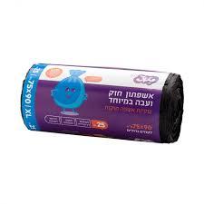 שקיות אשפה עבות במיוחד עם ידיות טאצ