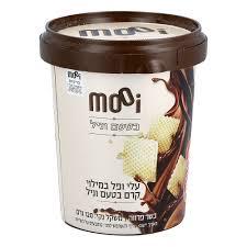 עלי ופל במילוי קרם וניל mooi
