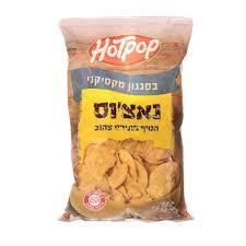 נאצוס חטיף מתירס צהוב בסגנון מקסיקני  hot pop 