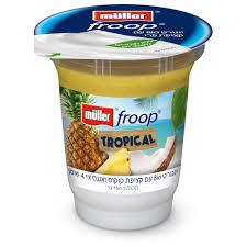מולר פרופ עם קציפת קוקוס ואננס 3.9% שומן
